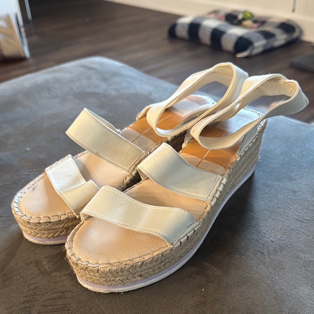 Dolce Vita Women's Cream Espadrille Sandals
